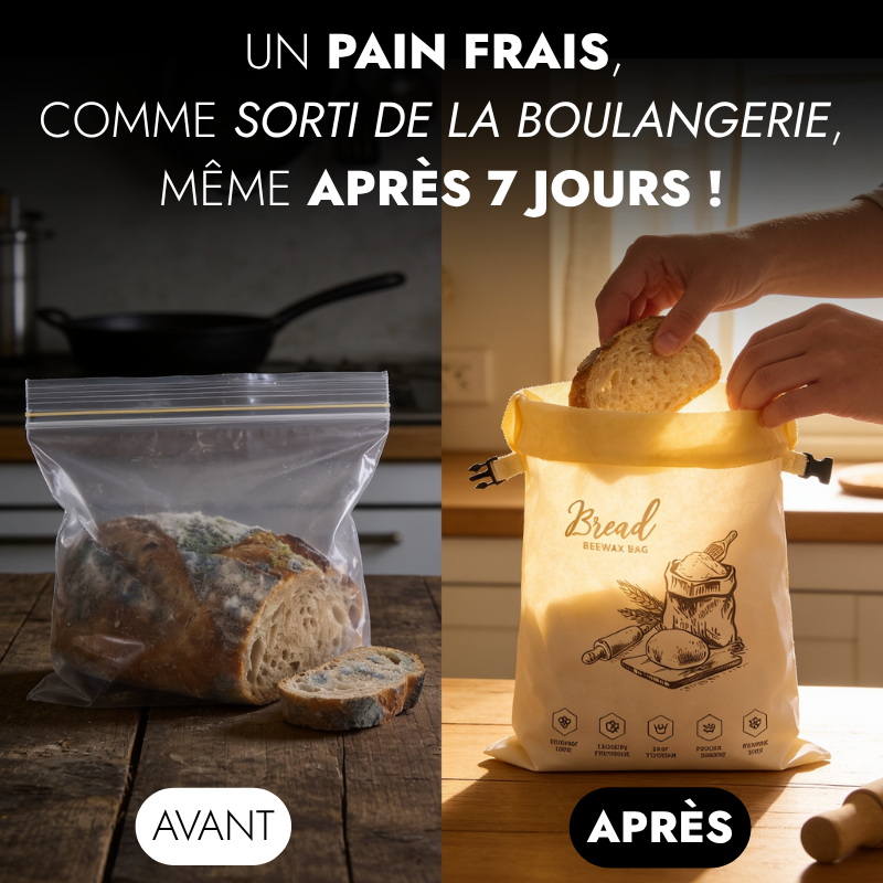 Sac à Pain à La Cire D'Abeille | Olmera