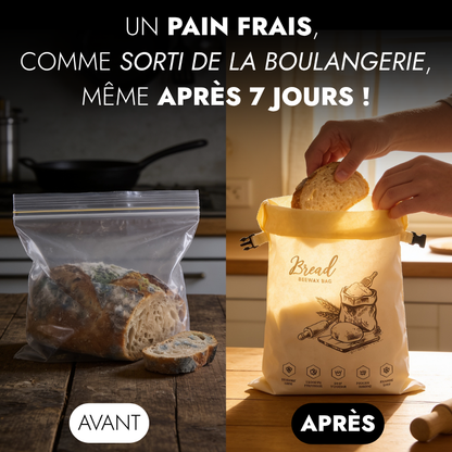 Sac à Pain à La Cire D'Abeille | Olmera