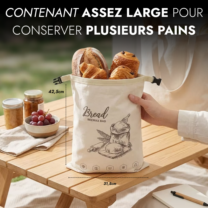 Sac à Pain à La Cire D'Abeille | Olmera