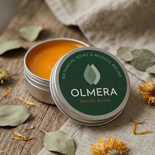 Olmera Relief Balm - Relief for Nerve Pain, Leg Swelling & Restless Legs
