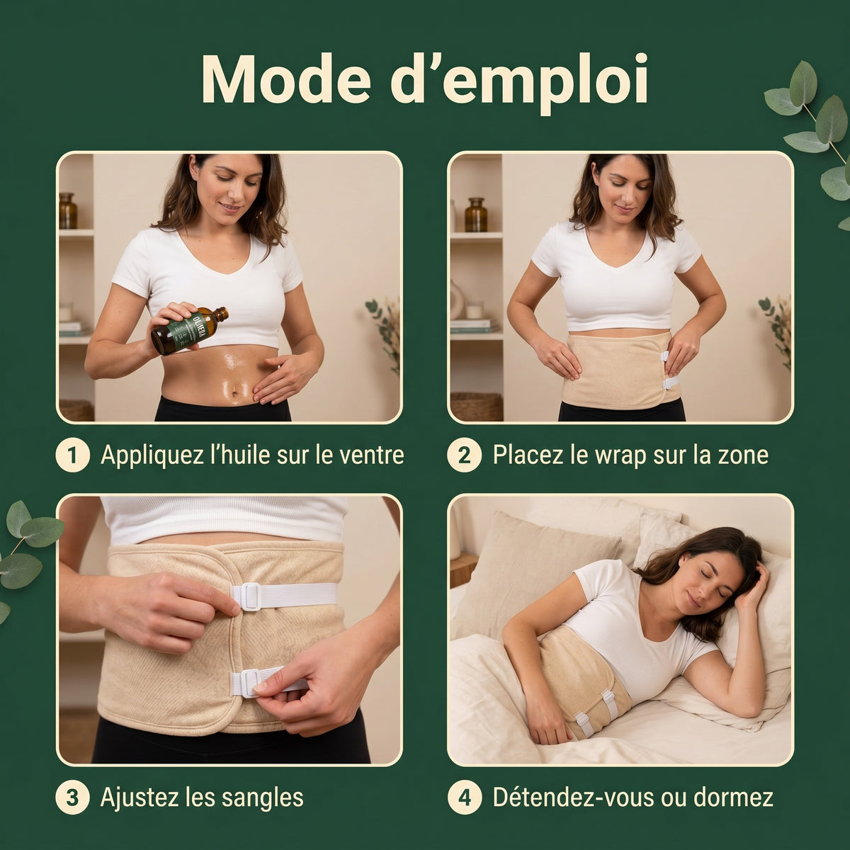 Kit Detox Huile De Ricin Olmera