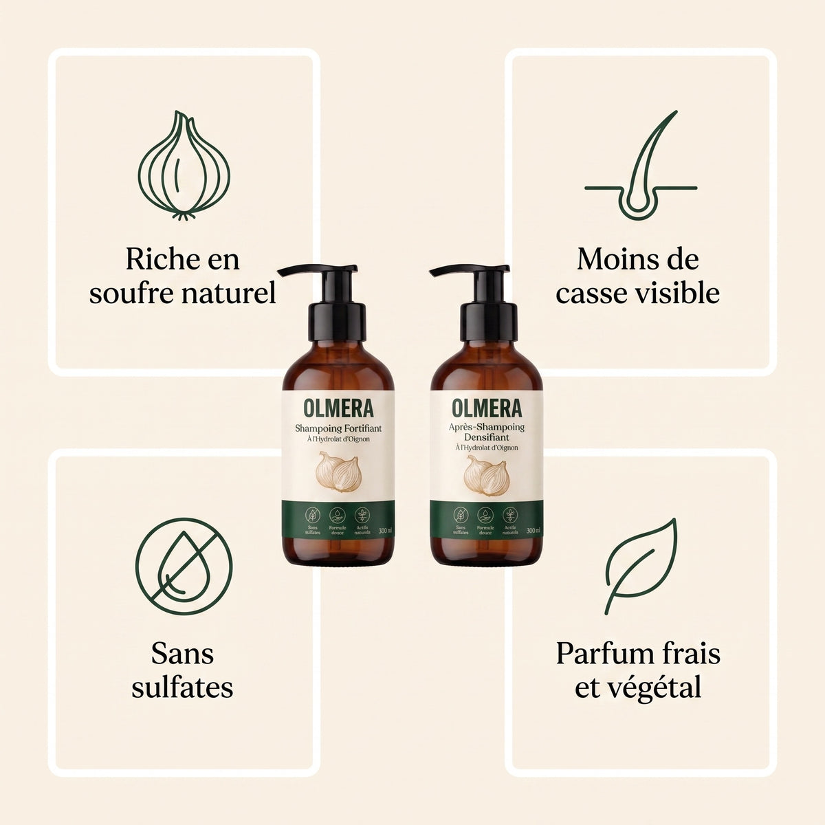 Duo Douche à l'Hydrolat d'Oignon