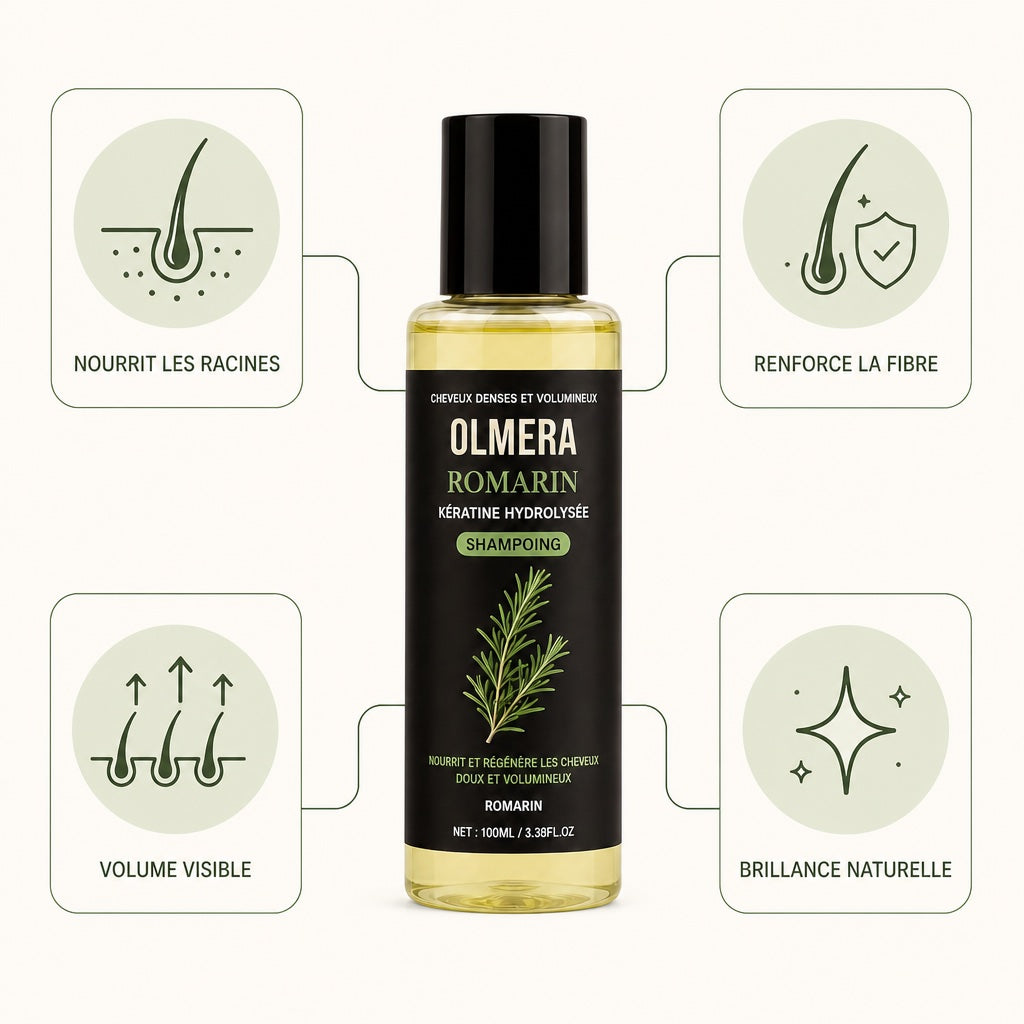 Shampoing au Romarin Et Hydrolat De Keratine