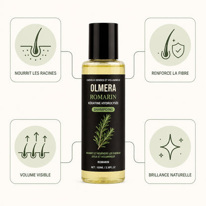 Shampoing au Romarin Et Hydrolat De Keratine