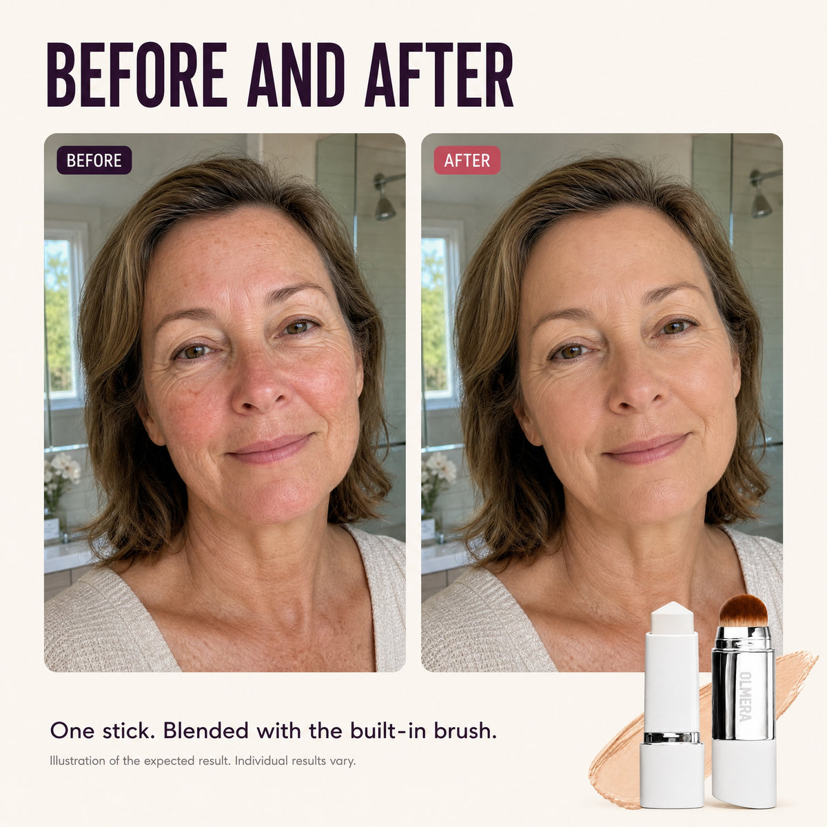 Olmera True Tone Foundation Stick