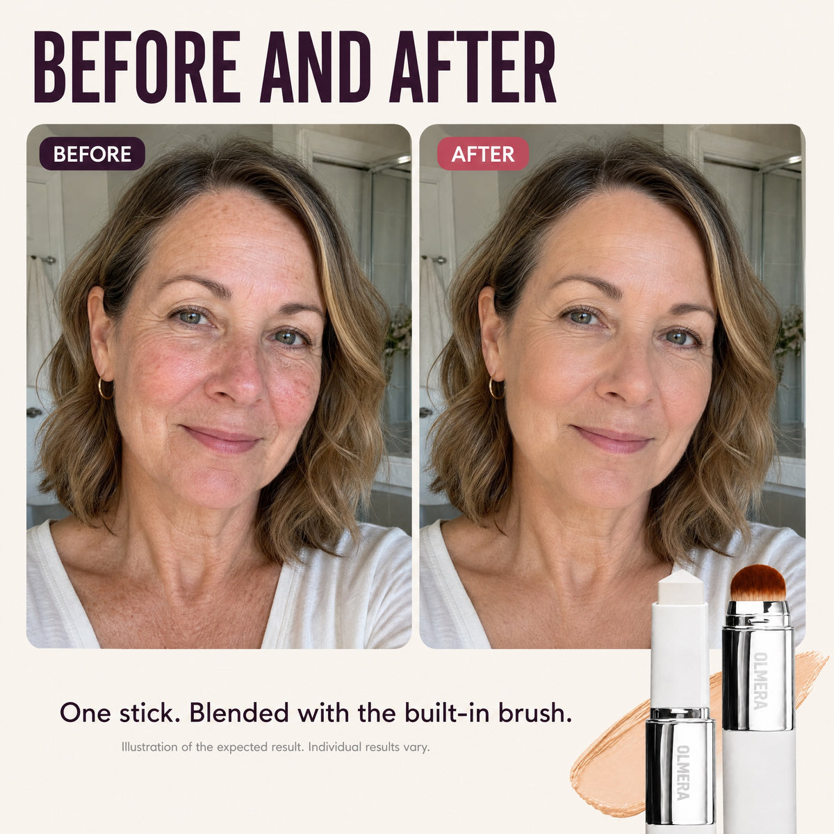 Olmera True Tone Foundation Stick