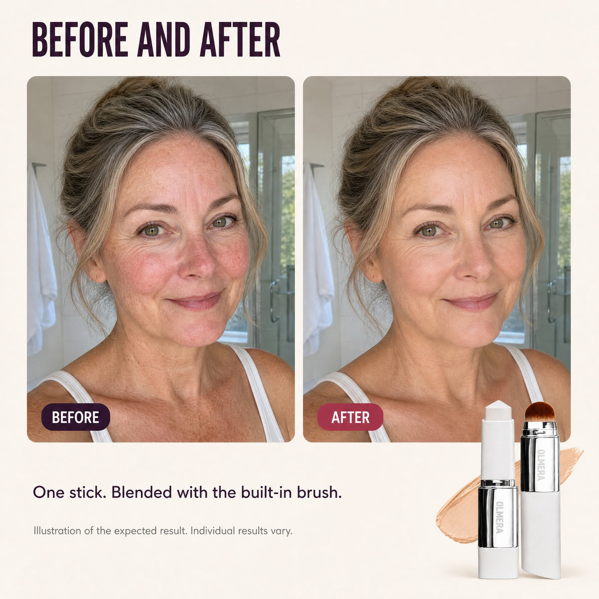 Olmera True Tone Foundation Stick
